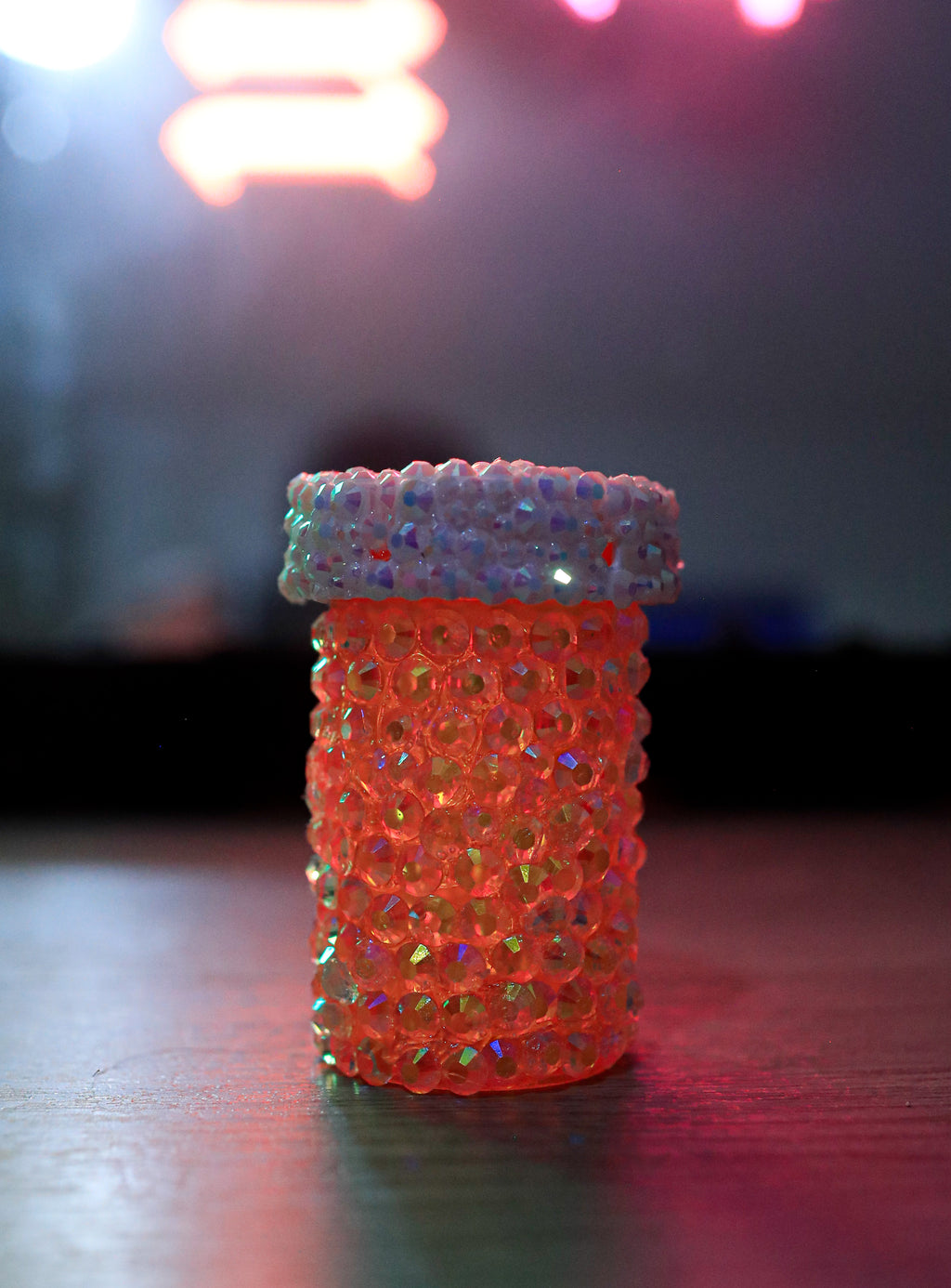 Bling Pill Bottle