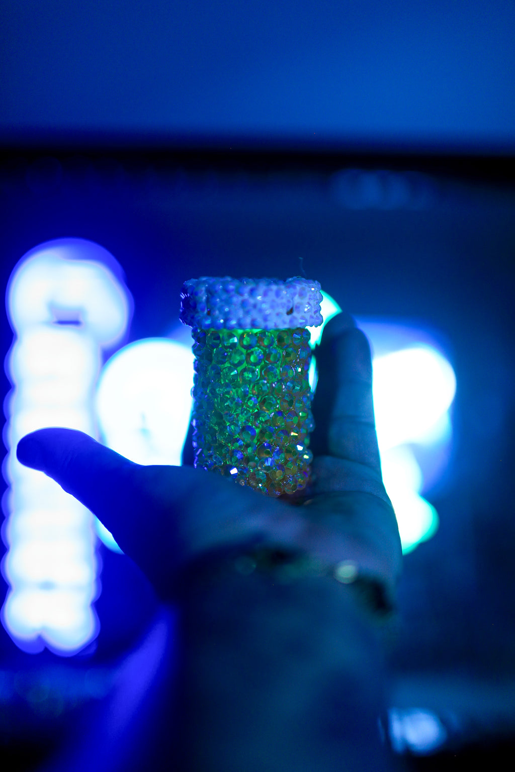 Bling Pill Bottle