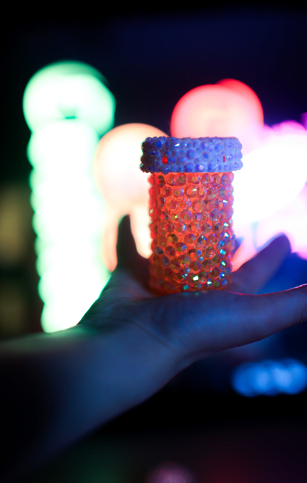 Bling Pill Bottle