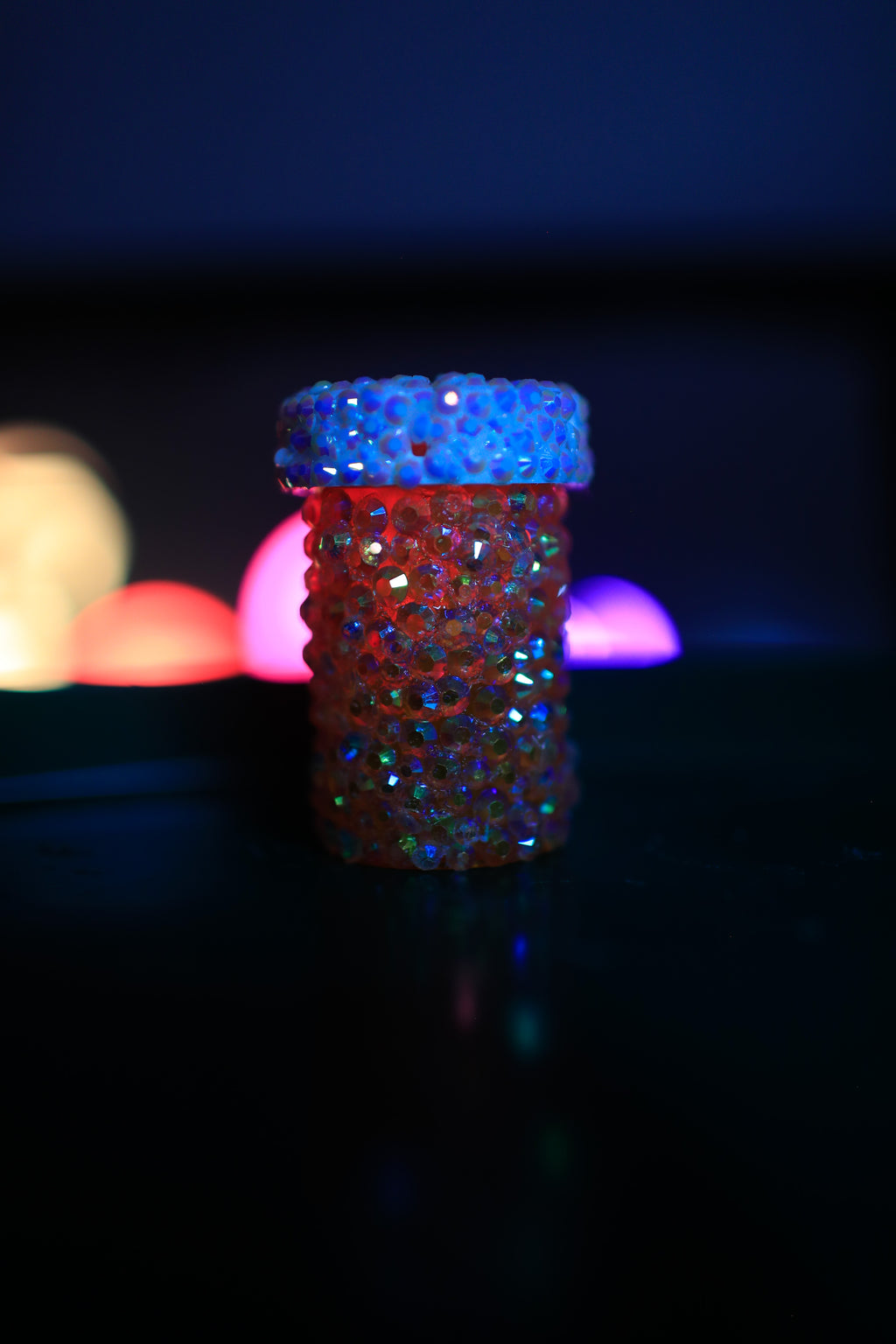 Bling Pill Bottle
