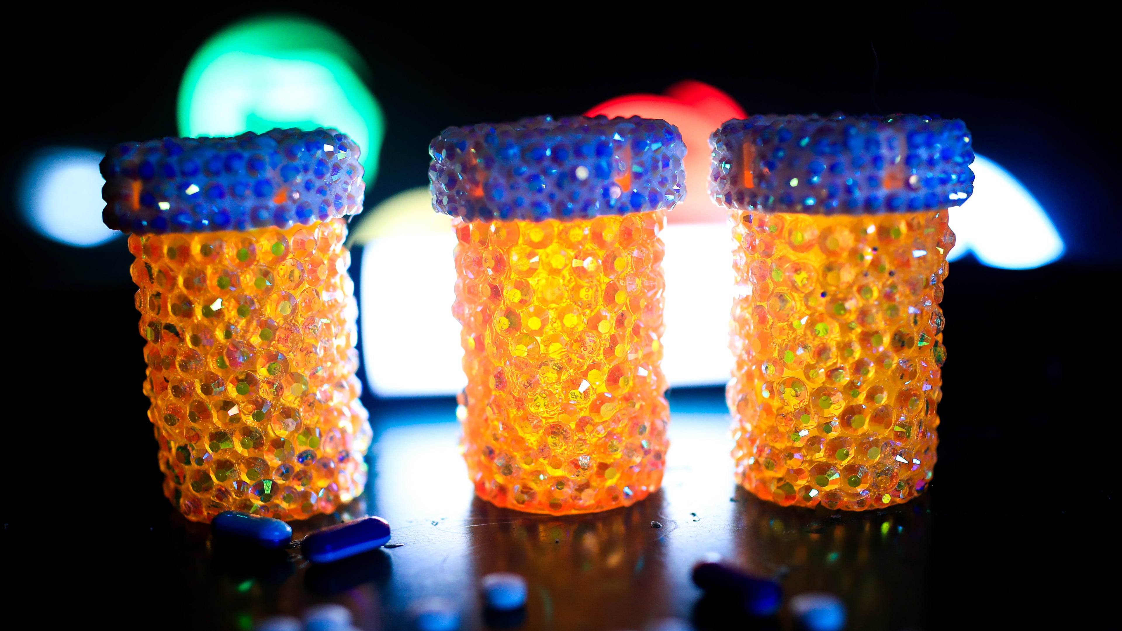 Bling Pill Bottle