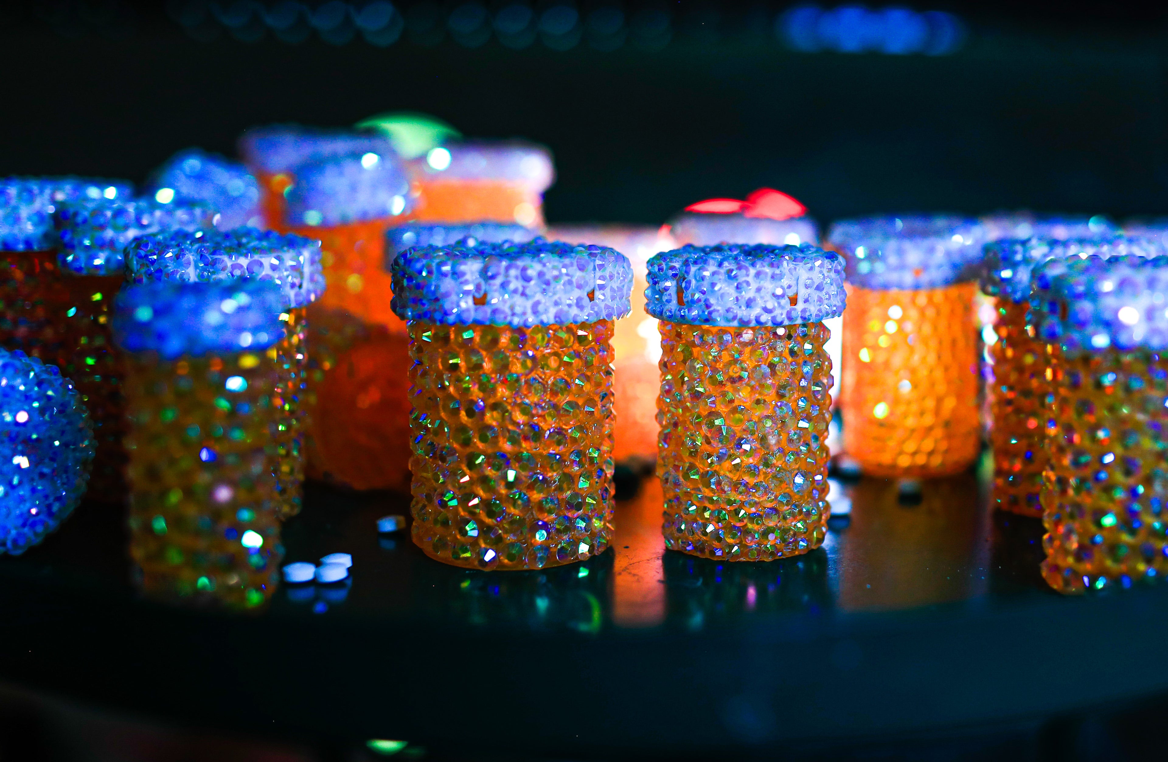 Bling Pill Bottle