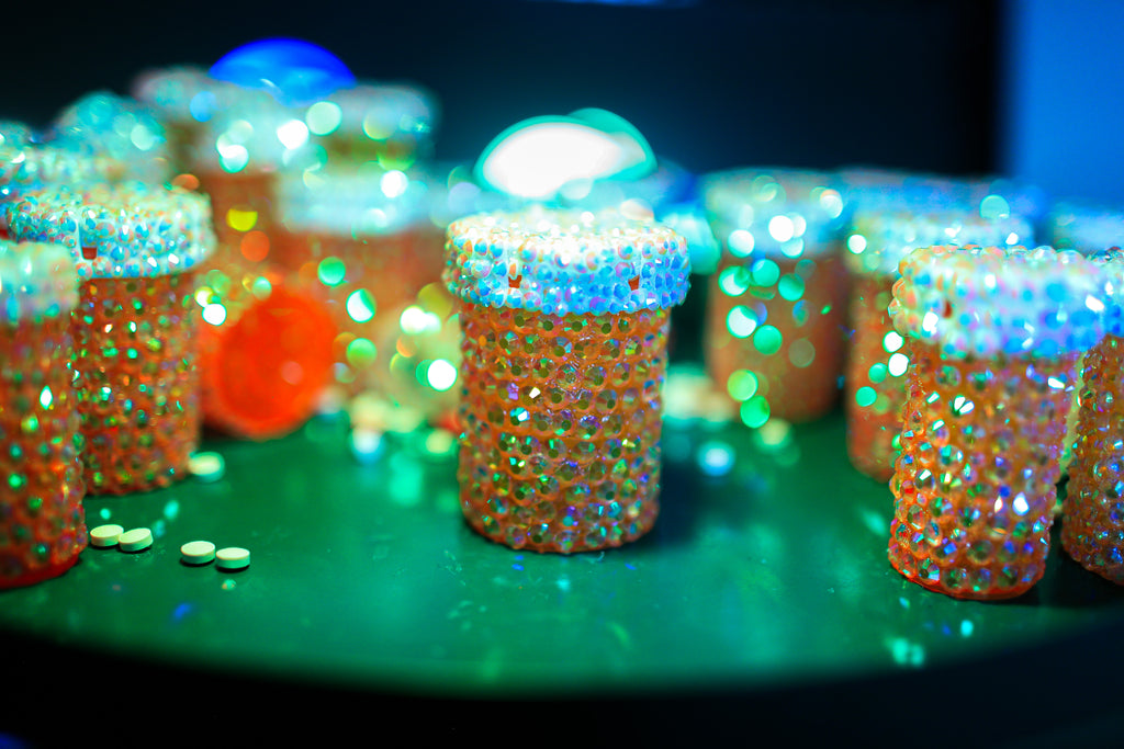 Bling Pill Bottle